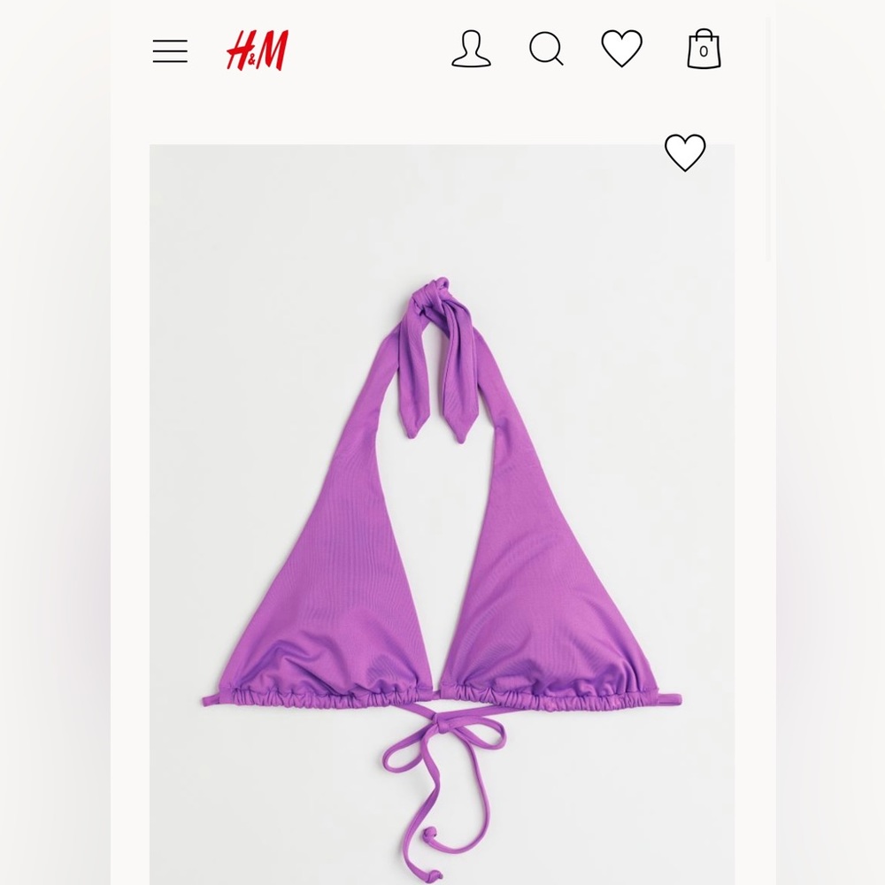 Brand new H&M women’s bikini top! WITH TAGS